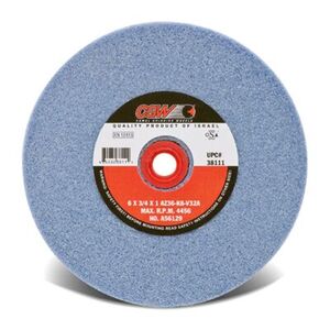 Bench and Pedestal Wheel - 8 x 1 x 11/4 - Type 1 - 36 Grit - Hardness K - Blue