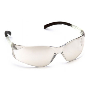 Fission Safety Glasses WIth Black Temple - Mirror Lens