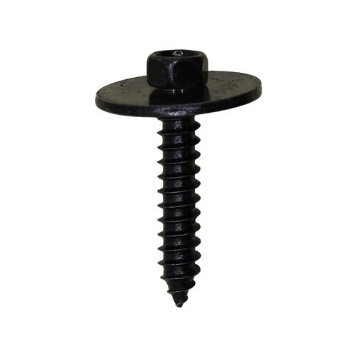 Black Zinc Hex Head Sems Tapping Screw