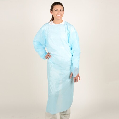 NSI ActivGARD® Polyethylene Gown with Thumb Loops, 100 per case - 45