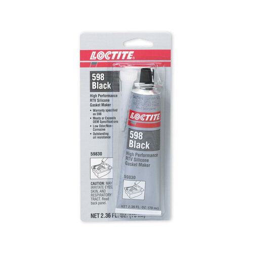 Loctite® Ultra Black® Temperature Resistant -75°F to 625°F RTV GasketMaker & Sealant, 70 ml Tube