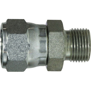 JIC TO BSPP STRAIGHT SWIV- 1/4 JIC X 1/4-19