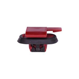 Door Sill Plate Moulding Clip with Metal Reinforcement and Sealer Top Head Size: 17mm x 24mm Bottom Head Size: 10mm x 24mm StLength: 10mm Cadillac ELR and XTS 2013 - On Chevrolet Camaro and Malibu 2016 - On