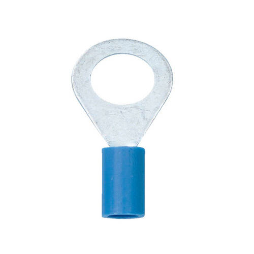 Ring Terminal 8MM Blue Gauge 16-14
