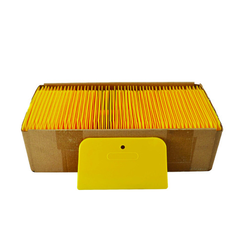 Flexible Plastic Spreader - Yellow - 4 Inch x 3 Inch