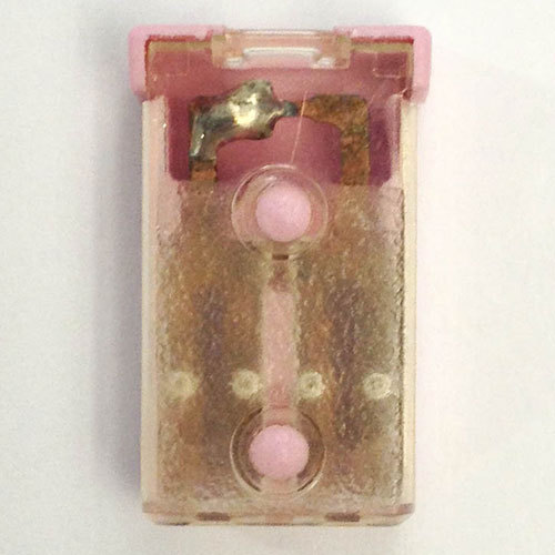 Fuse MCase Slotted Fuse 32V 30A Pink