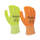 NSI KutShieldz Hi-Vis Polyurethane Palm Coated Level A3 Cut ResistantGloves - Hi-Vis Lime - Small