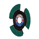 Grinding Disc - Slotted See-Through - 5 Inch - 80 Grit
