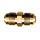 Brass SAE 45-Degree Flare Union Coupling - Tube to Tube - 5/8 Inch Tube