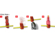 Male Connector For Tee Tap Red