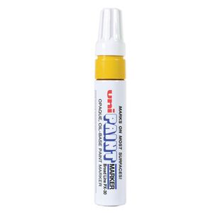 Permanent Marker Broad Chisel Tip Yellow