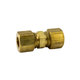 Brass Compression - Fittings Union Coupling - 5/16 Inch Tube