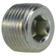1-1/2 Hollow Hex Plug