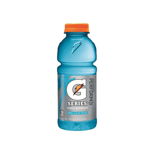 G-Series Perform 02 Thirst Quencher, Glacier Freeze, 20 oz Bottle, 24/Carton