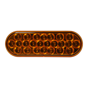 Amber Turn/Tail/Park Oval 24 LEDS 6 1/2"X 2 1/4"X 1"