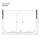 HD-9AE / 4 Post Alignment Lift / Includes: Turn & Slip Plates