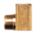 Brass Pipe - Fittings Extruded 90-Degree Street Elbow - 1/8 Inch Female Pipe Thread (FPT) x 1/8 Inch Male Pipe Thread (MPT)