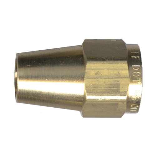Brass DOT Air Brake - Fittings For Copper Tubing Nut - 1/4 Inch Tube