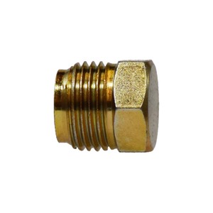 3/8 BRASS INVERTED FLARE PLUG