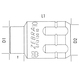 ZEBRA Pass-Through Ratchet - Powerdriv® Hexagon Socket - 10mm
