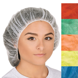 NSI ActivGARD® 24" Bouffant Head Covers - 100 Head Covers/Pack - White