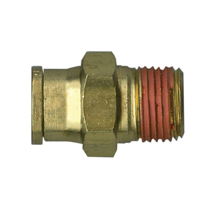 Push-To-Connect Connector - Tube to Male Pipe - Nylon 1/2 Inch Tube x 3/8 Inch Male Pipe Thread (MPT)