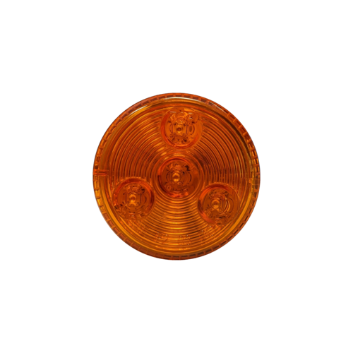 Amber Clearance Marker Round 4 LEDS 2 1/2