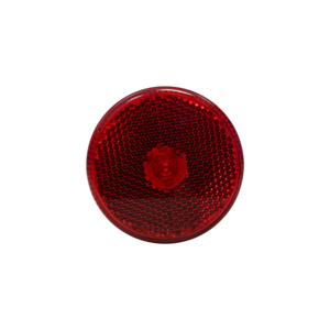 Red Clearance/Reflective Marker Round 4 LEDS 2 1/2"X 3/4"