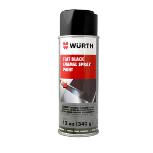 Flat Black Enamel 12 oz aerosol