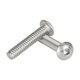 5/16-18 X 1/2 Button Socke tCap Screw - Standard -  316 Stainless Steel