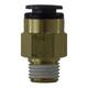 1/16 MPT X 5/32  TUBE DOT COMPOSITE ADPT