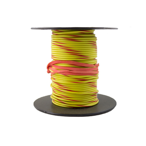 Trace Wire 22 Gauge Yellow/Red 100 Ft