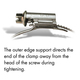 Zebra Hose Clamp 50-70 9MM Band 7MM Slotted Phillips Hex Drive