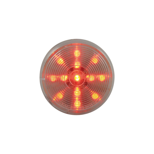 Red Clearance Marker Clr Round 13 LEDS 2 1/2