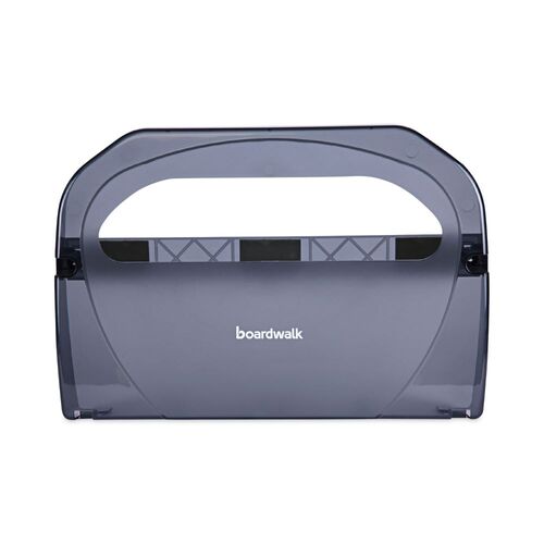 Toilet Seat Cover Dispenser, 17.25X3.13X11.75, Smoke Black
