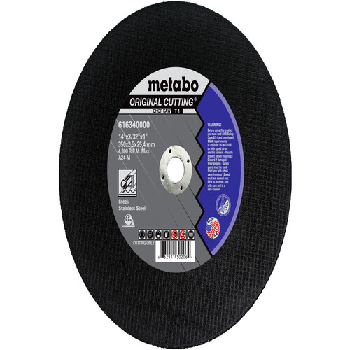 Type1 Metabo Cut-Off Wheel 14X3/32X1