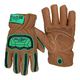 NSI HellBax Thinsulate Lined ANSI Cut Level A6 Leather Impact Gloves,Small