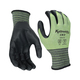 NSI KutShieldz® CR3 Touchscreen Foam Nitrile Palm Coated 18-Gauge Level3 Cut Resistant Gloves - Green  - Xsmall