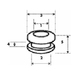 Double Flange GroMMet 16X24X30