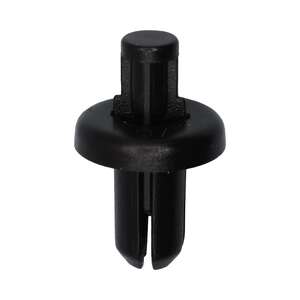 Black Nylon Front Rear Bumper Push Type Retainer