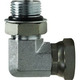 1-1/16-12X1/2 (3/4 OD) 90 Degree O-Ring Swivel Adapter