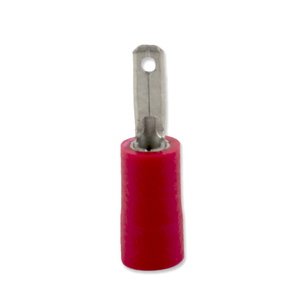 Male Spade Connector Red Small