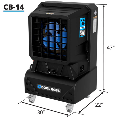 CoolBoss Evaporative Cooler w/SWING LOUVERS / 14