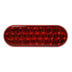 Red Stop/Turn/Tail Oval 24 LEDS 6 1/2