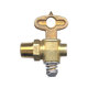 Brass Drain Valve Ground Key - 1/4 Inch Male Pipe Thread (MPT)