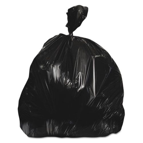 Low-Density Can Liners, 12-16 Gal, 0.90 Mil, 24 X 32, Black, 500/Carton
