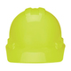 NSI Power Shell® II 4-Point Ratchet Suspension Cap Hard Hat, Hi-Vis Lime