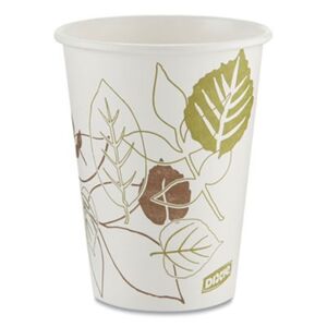 Dixie Pathways Paper Hot Cups, Polylined, 12 Oz, 50/Pk