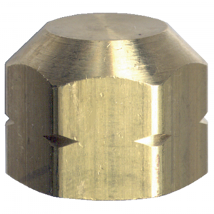 Brass Pipe - Fittings Cap - 1/4 Inch Pipe