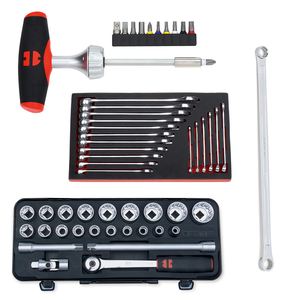 ZEBRA T-HANDLE, MULTI-SOCKET AND WRENCHES BUNDLE